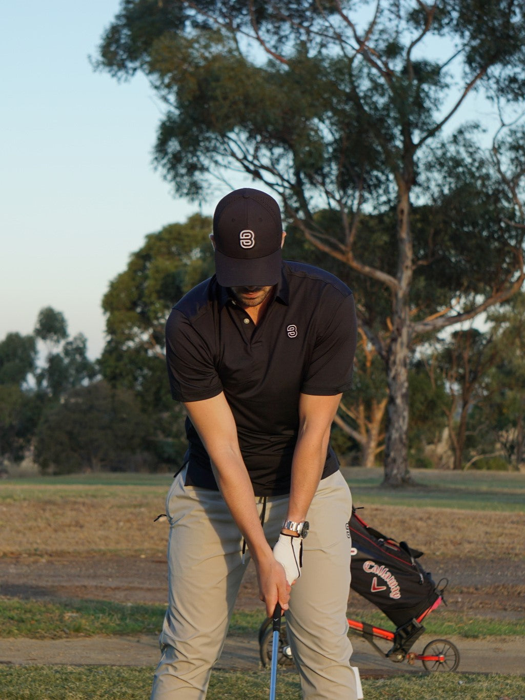 Berkley Golf Men's Polo - Black