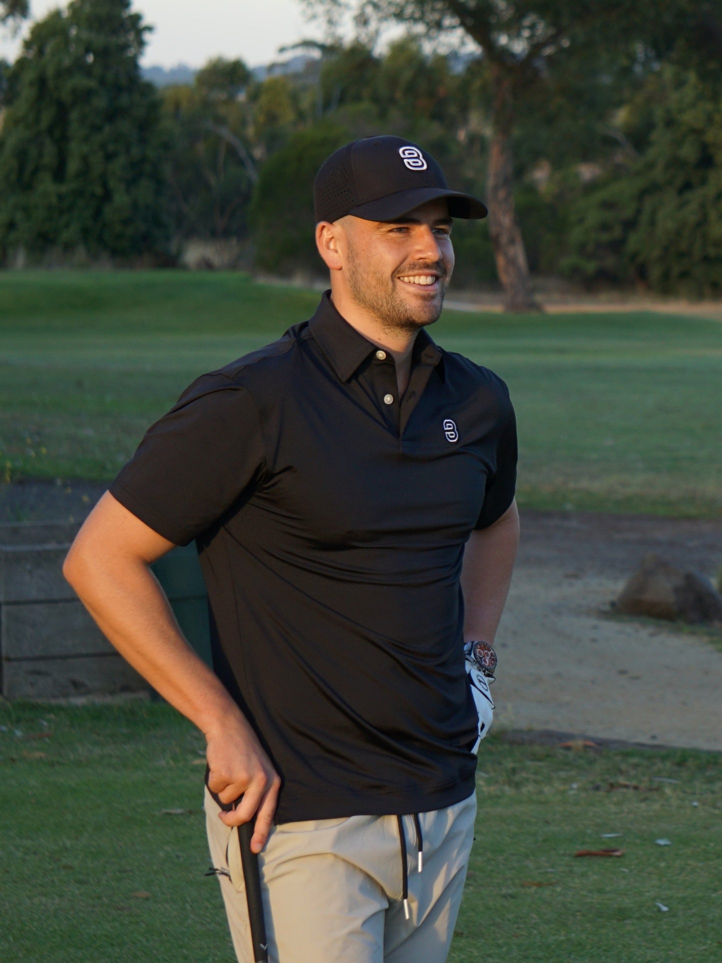 Berkley Golf Men's Polo - Black