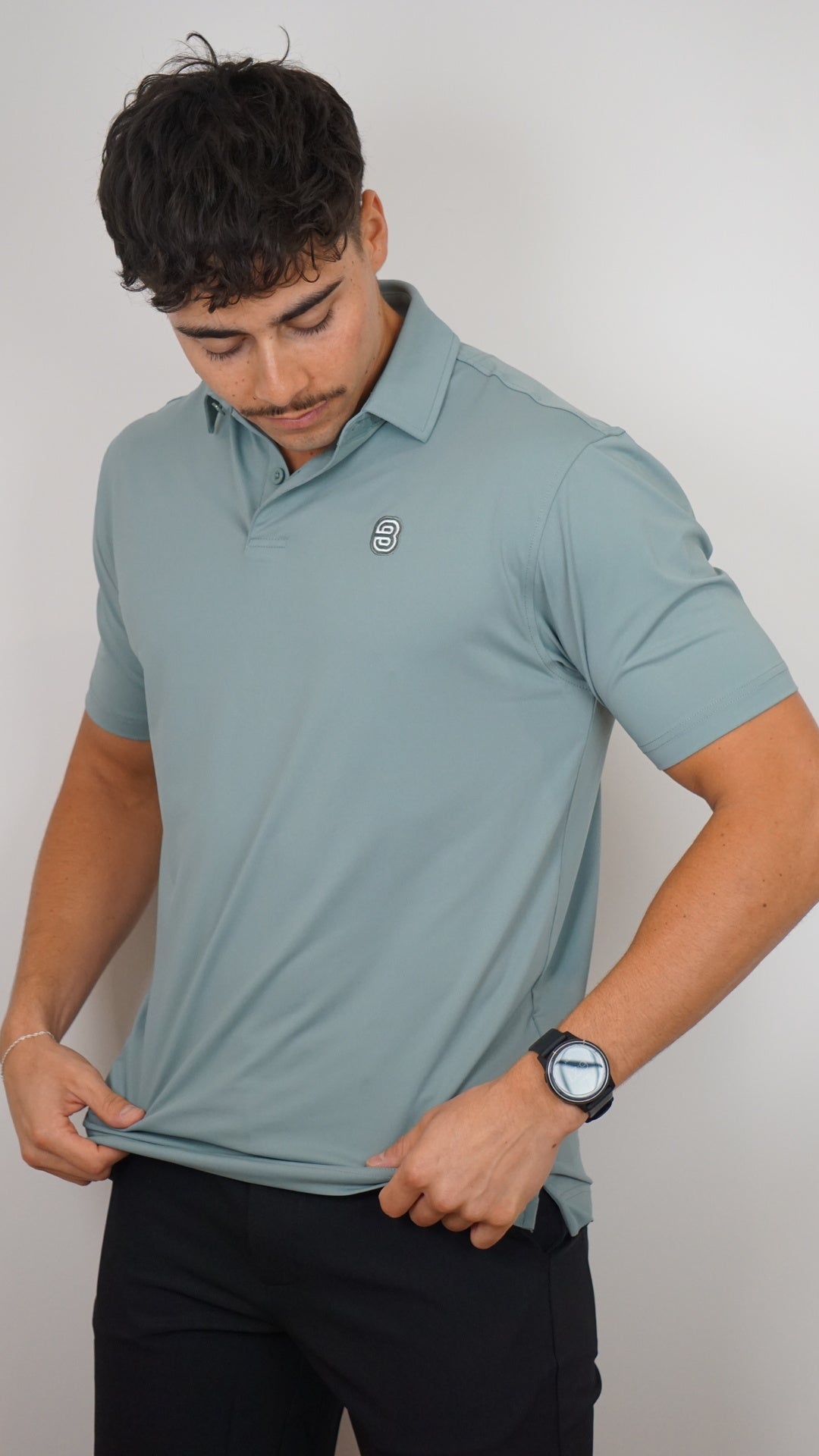 Berkley Golf - Men's Performance Golf Polo - Green