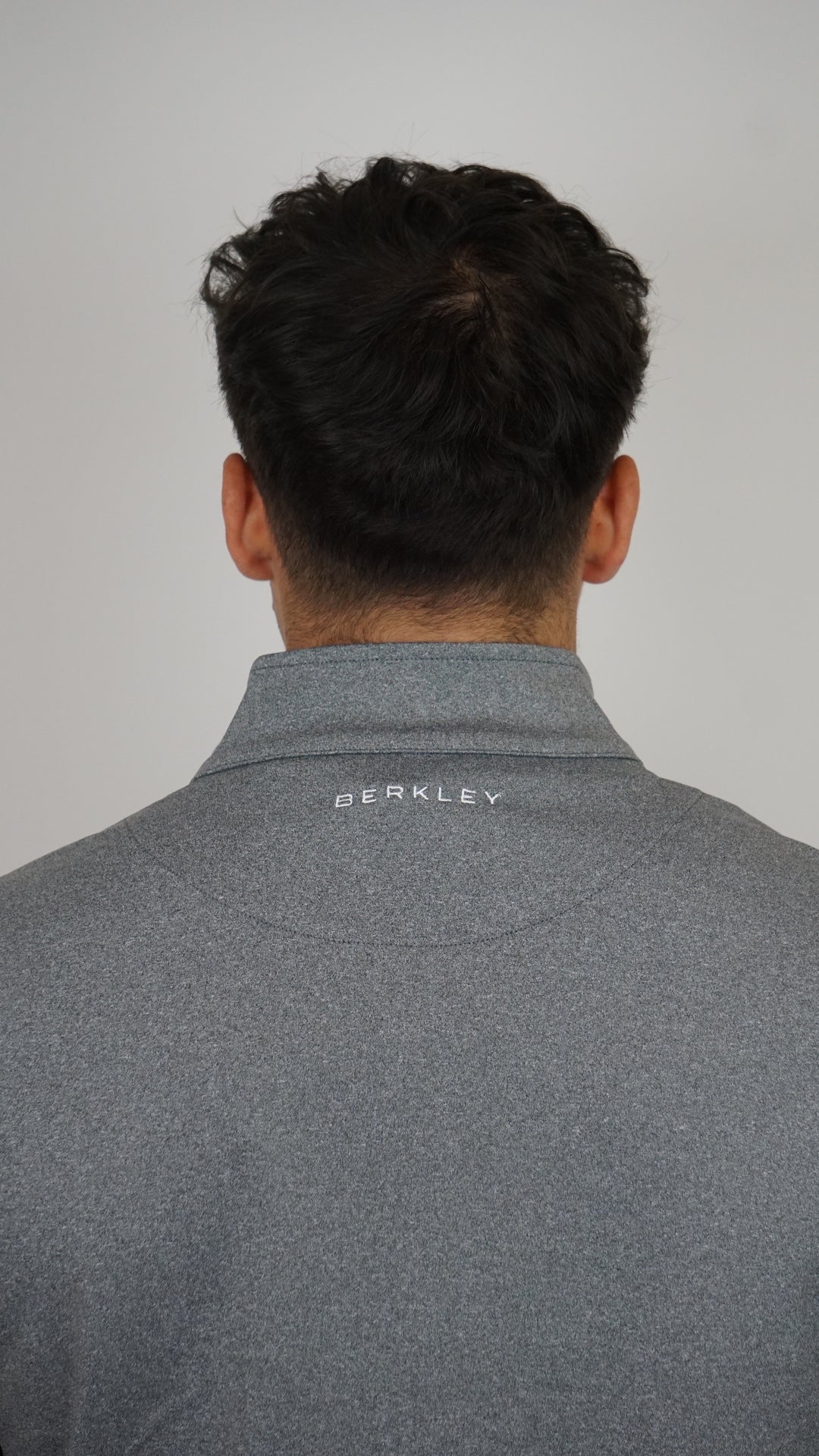 Berkley Golf - Quarter-Zip Pullover - Shadow Grey