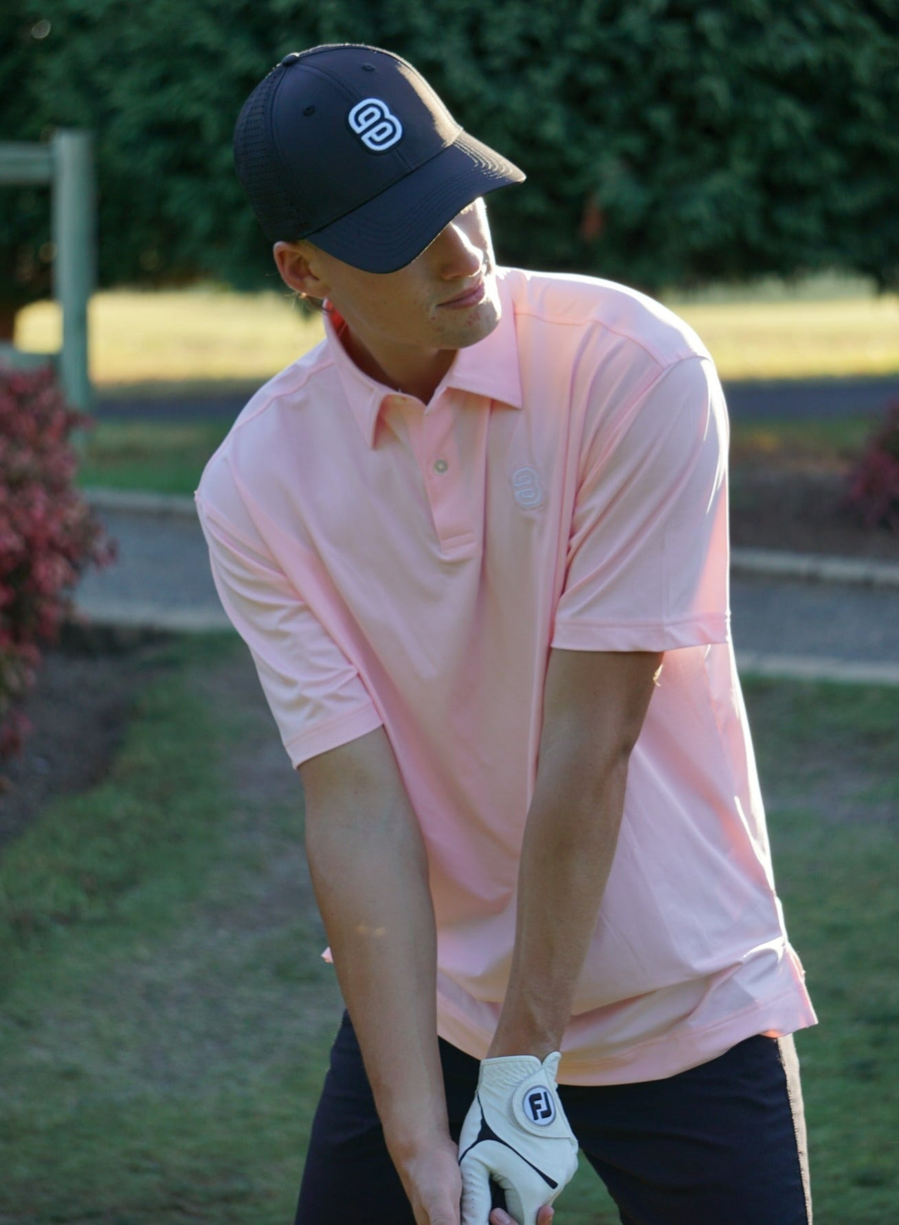Pink polo golf Clearance