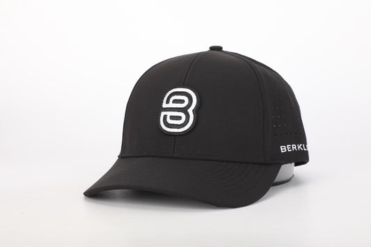 Berkley Golf - 'B' Patch Performance Golf Cap - Black and Navy