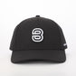 Berkley Golf - 'B' Patch Performance Golf Cap - Black and Navy