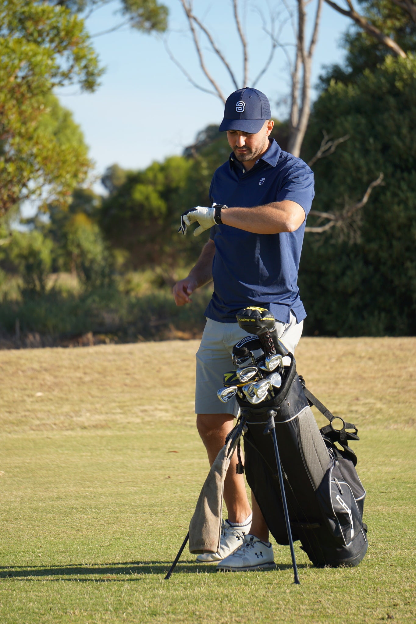 Berkley Golf Men's Polo - Navy