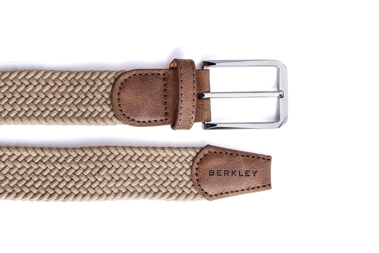Berkley Golf - Braided Belt - Tan