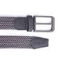 Berkley Golf - Braided Belt - Grey and White