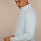 Berkley Quarter-Zip Pullover - Ice Blue